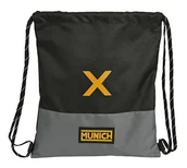 Plecaki - MUNICH MOONLESS duży plecak z płaskim workiem, plecak dla dzieci w różnym wieku, wygodny i wszechstronny, jakość i wytrzymałość, 35 x 40 cm, kolor, Czarny/Szary, Estándar, Casual - miniaturka - grafika 1