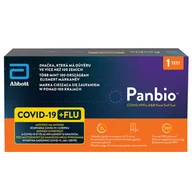 Testy na koronawirusa - Panbio Covid-19/Flu A&b Panel Combo Self Test, szybki test do wykrywania 3 wirusów, 1 sztuka - miniaturka - grafika 1