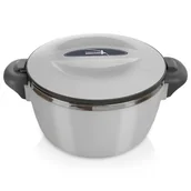 Kubki termiczne - Termos obiadowy stalowy termomisa na zupę lody szary TERMO 900 ml ORION 128520 - miniaturka - grafika 1