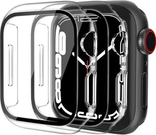 2x ETUI CASE NA ZEGAREK APPLE WATCH 7 45 MM PRZEŹROCZYSTY TWARDY - Akcesoria do smartwatchy - miniaturka - grafika 1
