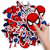 Szkolne artykuły papiernicze - NAKLEJKI NA ZESZYT NALEPKA Z POSTACIAMI SPIDER MAN VENOM WZORY 10SZT - miniaturka - grafika 1
