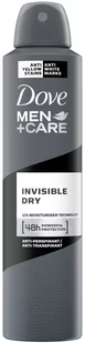 Dove Men + Care Invisible Dry antyperspirant spray 250ml - Dezodoranty i antyperspiranty męskie - miniaturka - grafika 4
