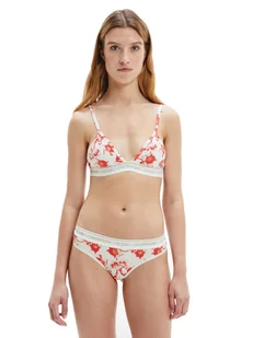 CALVIN KLEIN MAJTKI DAMSKIE STRINGI THONG (AVERAGE) WHITE 000QF5733E V3Q - Rozmiar: XS - Majtki damskie - miniaturka - grafika 1