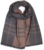 Apaszki i szaliki męskie - Szal męski szalik z frędzelkami we wzory - miniaturka - grafika 1