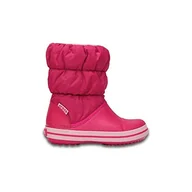 Śniegowce damskie - Crocs Uniseks - dzieci Winter Puff Boot Kids Śniegowce, Candy Pink, 23/24 EU - miniaturka - grafika 1