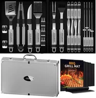 Akcesoria do grilla - Zestaw akcesoria do GRILLA STILHOFF STRONG sztućce 32szt 26+walizka+5xmata - miniaturka - grafika 1