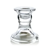 Świeczniki - Świecznik PATRICIA 7 x 7 x 7 cm przezroczysty - miniaturka - grafika 1