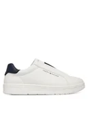 Buty dla chłopców - Tommy Hilfiger Sneakersy Low Cut Sneaker T3X9-34359-1355 S Biały - miniaturka - grafika 1