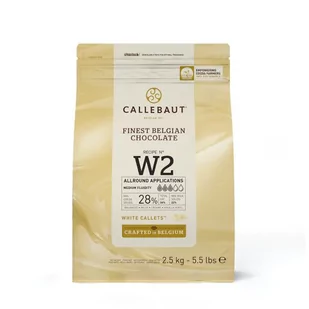 Callebaut W2 Biała Czekolada Belgijska  2,5Kg - Czekolada - miniaturka - grafika 1