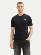 Koszulki męskie - KARL LAGERFELD T-Shirt 755021 552224 Granatowy Regular Fit - miniaturka - grafika 1