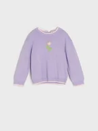 Swetry dla dziewczynek - Sinsay - Sweter - fioletowy - miniaturka - grafika 1