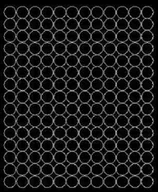 Pasmanteria - Koła grochy samoprzylepne, czarne z połyskiem, 1,5 cm, 180 sztuk - miniaturka - grafika 1