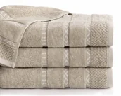 Ręczniki - Ręcznik Gino 30x50 beżowy 66 550g/m2 frotte - miniaturka - grafika 1