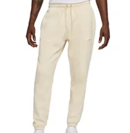 Spodnie męskie - Męskie Spodnie NIKE M NK CLUB BB CF PANT NSW GFX HJ2185-234 – Beżowy - miniaturka - grafika 1