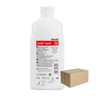 Płyn do szybkiej dezynfekcji powierzchni Ecolab Incidin Liquid 1l 12op - Dezynfekcja - miniaturka - grafika 1