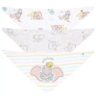 3x Pastelowy śliniak słonik Dumbo DISNEY Uniwersalny - Śliniaki i fartuszki - miniaturka - grafika 1