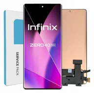 Części serwisowe do telefonów - ORYGINAŁ WYŚWIETLACZ EKRAN LCD DOTYK DO INFINIX ZERO 40 5G X6861 - miniaturka - grafika 1