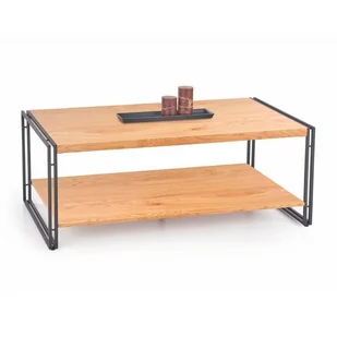 Ława do Salonu BAVARIA Dąb Złoty/Czarny Nowoczesna ŁAWA BAVARIA DĄB ZŁOTY/CZARNY - Ławy i stoliki kawowe Ława do Salonu BAVARIA Dąb Złoty/Czarny Nowoczesna ŁAWA BAVARIA DĄB ZŁOTY/CZARNY - Ławy i stoliki kawowe - miniaturka - grafika 1