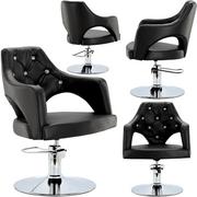 Fotele fryzjerskie - Fotel fryzjerski Leia hydrauliczny obrotowy do salonu fryzjerskiego krzesło fryzjerskie - miniaturka - grafika 1
