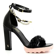 Sandały damskie - Damskie sandały na obcasie CARINII - Carinii - miniaturka - grafika 1