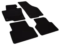 Dywaniki samochodowe - Vw Tiguan 10/2007-03/2016R. - Czarne Dywaniki Welurowe W Jakości Economy - miniaturka - grafika 1