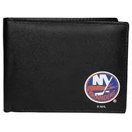 Portfele - NHL Siskiyou Sports męski New York Islanders dwukrotny portfel jeden rozmiar czarny - miniaturka - grafika 1