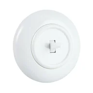 Wyłączniki światła i elektryczne - DPM Włącznik schodowy LF0030W LOFT biały  DPM - miniaturka - grafika 1