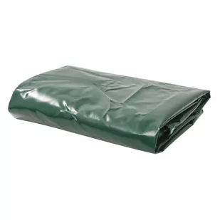 Plandeka 650 g/m, 6 x 8 m, zielona - Folie budowlane - miniaturka - grafika 1