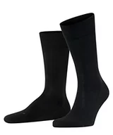 Skarpetki męskie - FALKE Mężczyźni Skarpety Sensitive London M SO Zrównoważona Bawełna bezuciskowe 1 Para, Czarny (Black 3000), 47-50 - miniaturka - grafika 1