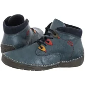 Botki damskie - Botki Niebieskie 52544-14 Blue (RI332-a) Rieker - miniaturka - grafika 1
