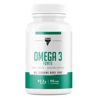 Suplementy diety - Kwasy tłuszczowe Trec Nutrition Omega 3 Forte 60 kapsułek (5902114043346) - miniaturka - grafika 1