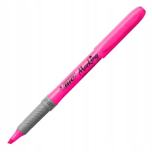 BIC Textmarker BIC Highlighter Grip, Pink 811934 - Zakreślacze - miniaturka - grafika 2