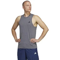 Koszulki sportowe męskie - adidas Męska koszulka bez rękawów Train Essentials Feelready Training, XL - miniaturka - grafika 1
