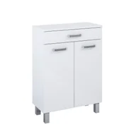Szafki łazienkowe - Komoda łazienkow Elita Sunn 60 cm biały połysk RE169199008060 - miniaturka - grafika 1