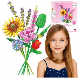 KLOCKI Konstrukcyjne BUKIET KWIATÓW Klocki Kwiaty Do Ułożenia Zestaw 539 el - Klocki KLOCKI Konstrukcyjne BUKIET KWIATÓW Klocki Kwiaty Do Ułożenia Zestaw 539 el - Klocki - miniaturka - grafika 1