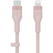 Kable USB - Belkin Kabel USB Typ-C Lightning Silicone 2m Różowy CAA009BT2MPK - miniaturka - grafika 1