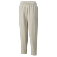 Spodnie damskie - Damskie Spodnie PUMA HER HIGH-WAIST PANTS TR PUTTY 84709664 – Oliwkowy - miniaturka - grafika 1
