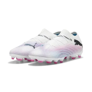 PUMA Unisex's Future 7 Pro+ Fg/Ag buty piłkarskie, Puma White PUMA Black Poison Pink, 42.5 EU - Piłka nożna - miniaturka - grafika 1