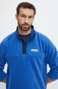 Columbia bluza sportowa Steens Mountain Half Snap kolor niebieski wzorzysta 2097721 - Bluzy męskie - miniaturka - grafika 1