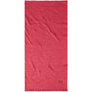 Chusta wielofunkcyjna z wełny merynosów Buff Merino Lightweight Solid Cyberpink - Czapki i chusty sportowe damskie - miniaturka - grafika 1