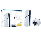 Konsole Playstation - Sony PlayStation 5 Slim E Chassis PS5 1TB z napędem + Dodatkowy Pad + Stacja Ładowania DualSense - miniaturka - grafika 1
