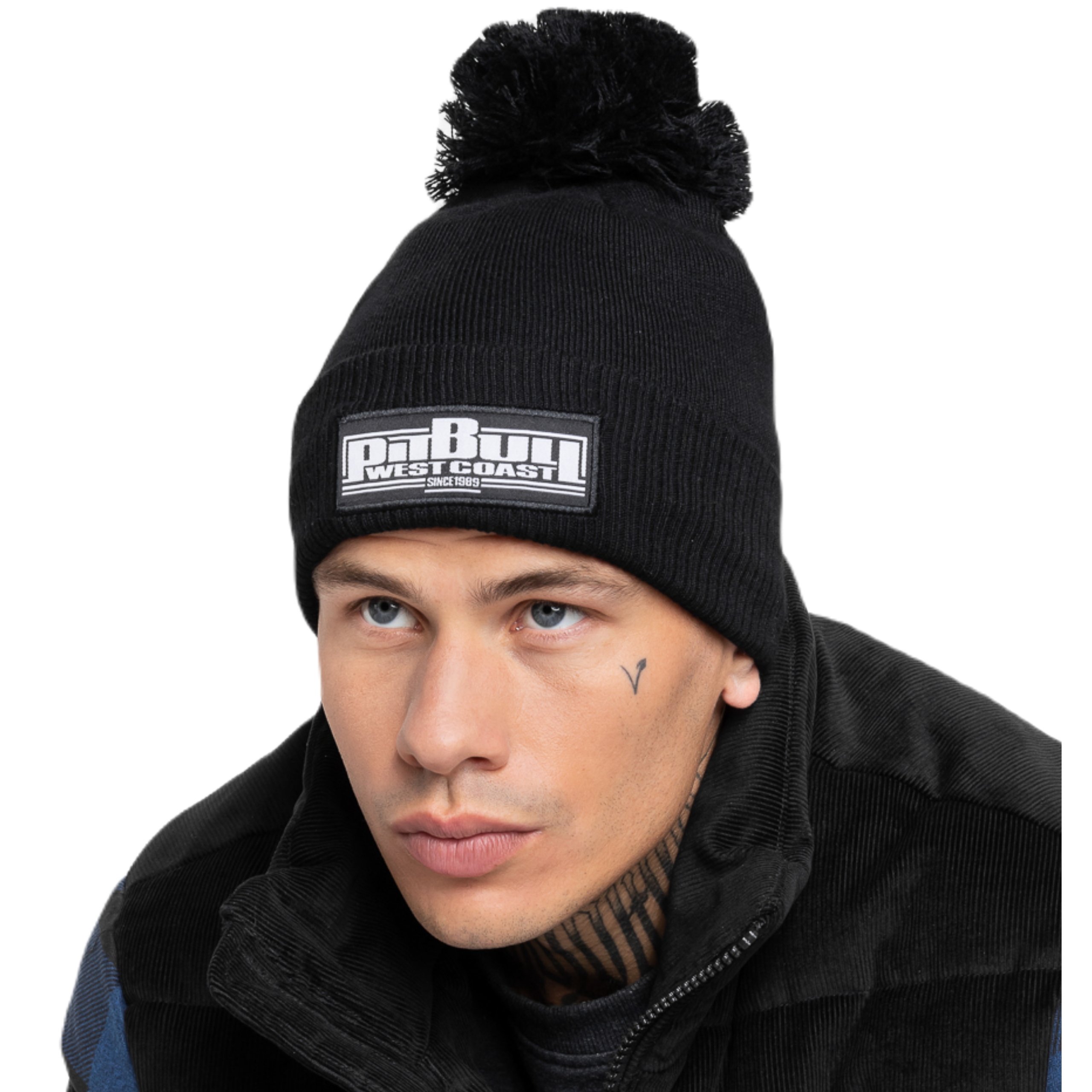 Czapka zimowa Pit Bull Bubble One Tone Boxing - Czarna