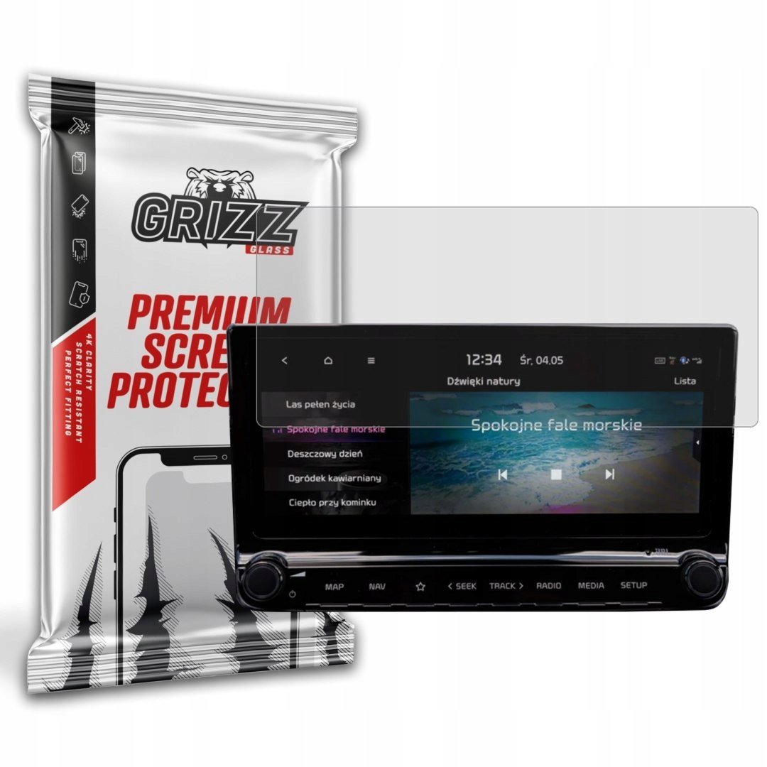 2x Folia matowa GrizzGlass CarDisplay Protection do Audi A3