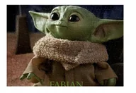 Puzzle - Puzzle ŚWIĄTECZNE STAR WARS BABY YODA A3 252 el z Nadrukiem +IMIĘ Pudełko 2 - miniaturka - grafika 1