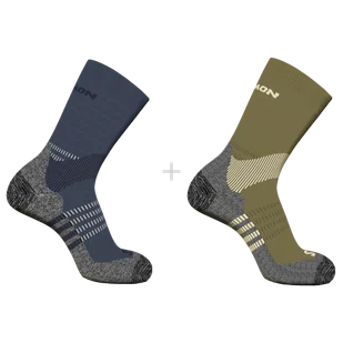 SKARPETY SALOMON X ULTRA ACCESS CREW 2-PACK C23720 - Skarpetki sportowe męskie - miniaturka - grafika 1