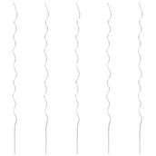 Pozostałe akcesoria do uprawy roślin - vidaXL Spiralne podpórki do roślin, 5 szt., 170 cm, stal galwanizowana vidaXL - miniaturka - grafika 1