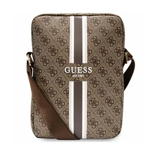Guess Torba GUTB10P4RPSW 10" brązowy/brwon 4G Stripes Tablet Bag - Torby na laptopy - miniaturka - grafika 2
