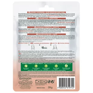 Garnier SkinActive Nutri Bomb Milky Tissue Mask 30 g - Maseczki do twarzy - miniaturka - grafika 2