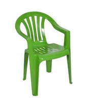 Fotele i krzesła ogrodowe - Krzesło Ogrodowe Plastikowe Limonkowe Cyrkon - miniaturka - grafika 1