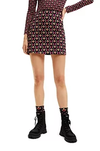 Desigual Damska spódnica, czarny, XS - Spódnice - miniaturka - grafika 1